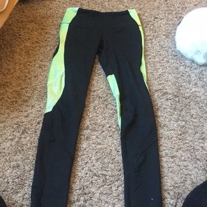 Lime green leggings